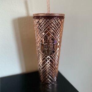 Starbucks Rose Gold Cold Cup